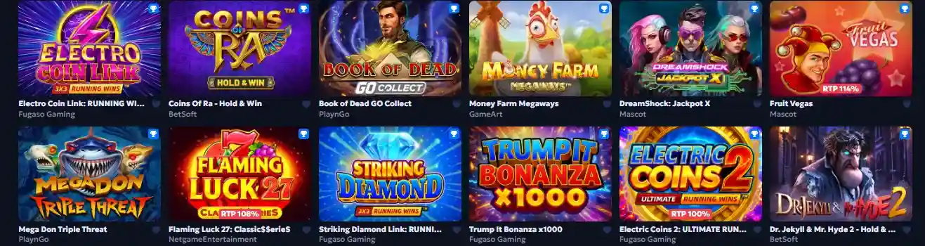 Casperbets kazino slots